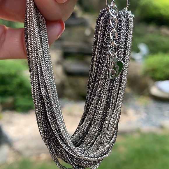 New NWOT mesh two tone bracelet with 1” extender - Picture 6 of 8